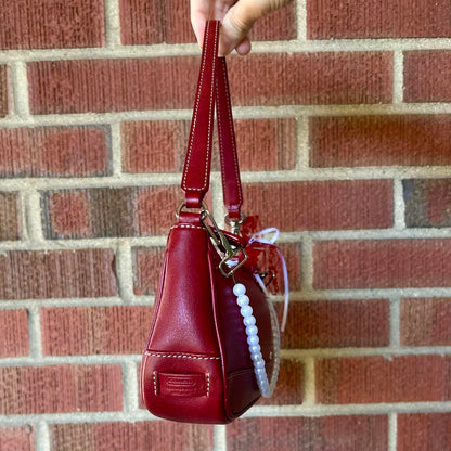 coach demi hampton leather shoulder bag 💄