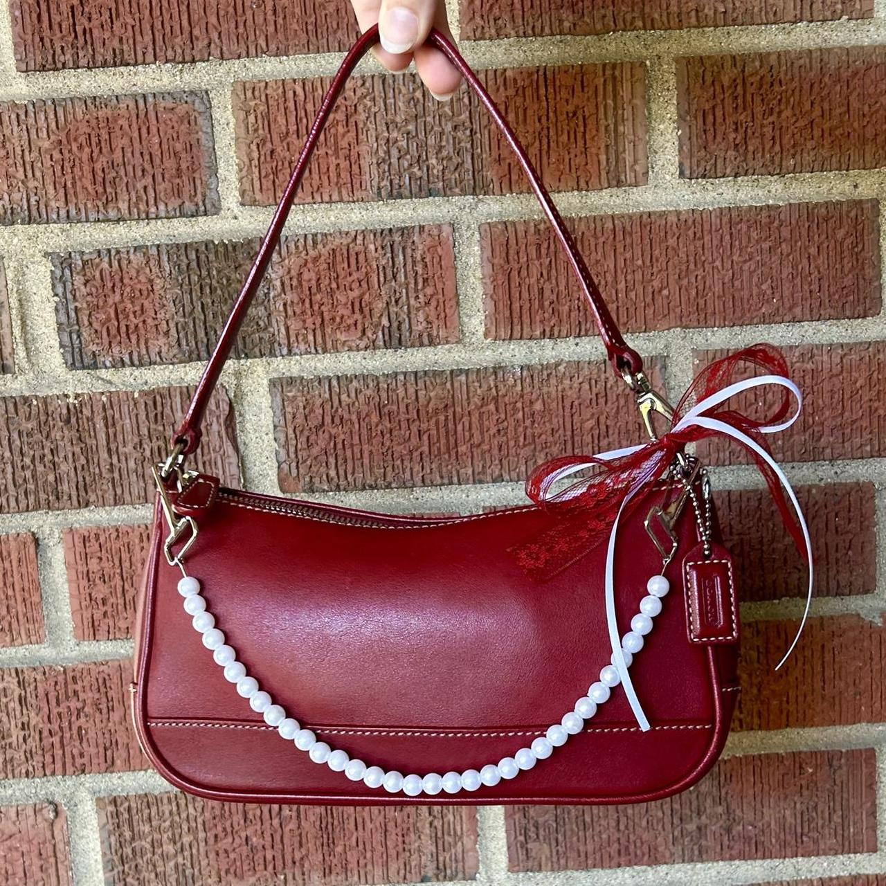 coach demi hampton leather shoulder bag 💄