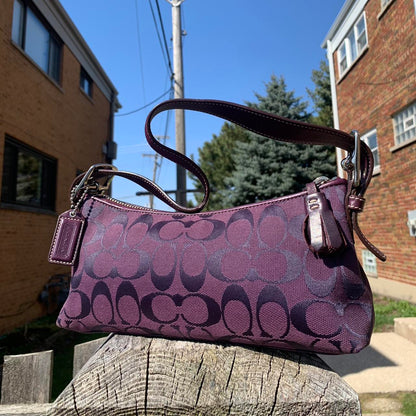 coach demi hampton monogram baguette 🖤