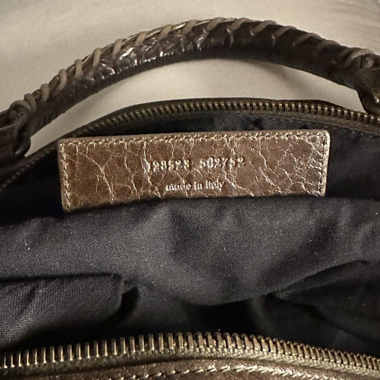 PREOWNED VINTAGE BROWN BALENCIAGA CITY BAG