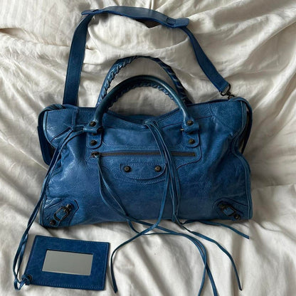 PREOWNED VINTAGE BALENCIAGA ‘FIRST’ CITY BAG